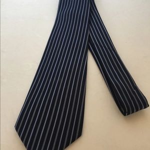 Classic Gianfranco Striped Blue Gray Men Neck Tie